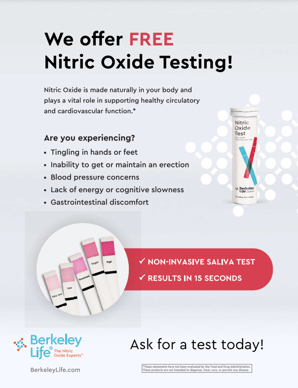 Nitric Oxide Test - Holistic Health and Laser Hair Removal Clinic